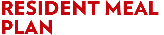 Resident Meal Plan